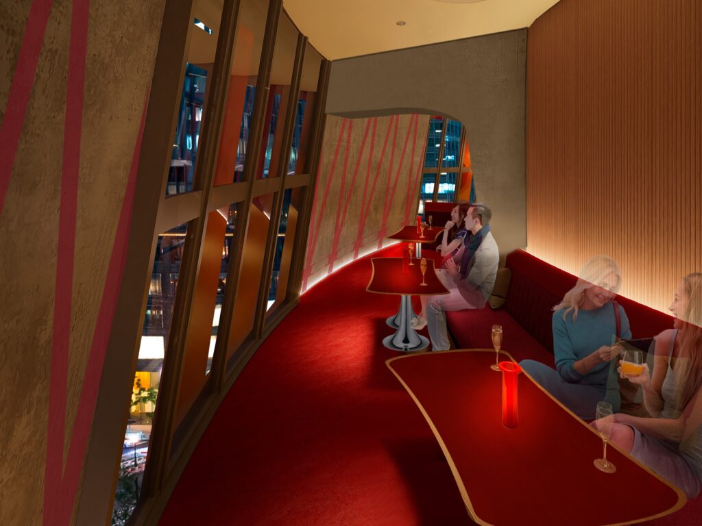 神戸ポートタワー　カフェ＆バー「ポートテラス」3階イメージ